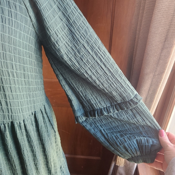 Mare Mare by Anthropology‎ Hunter Green Dress Women's Size XS - Picture 5 of 14